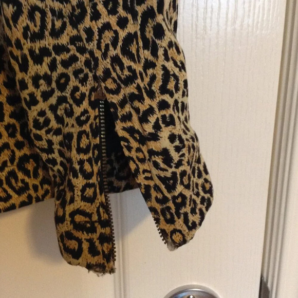 Vintage Betty Barclay Women's Leopard Animal Print Jacket Full Zip Fully Lined - Picture 10 of 15